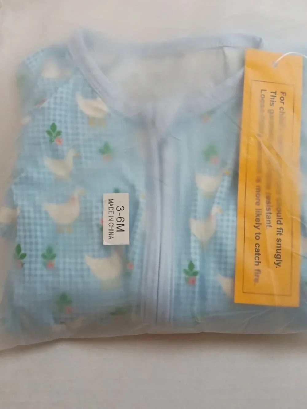 Silly Goose Bamboo Zippy Pajamas Baby 3-6M NWT Soft Stretchy Romper